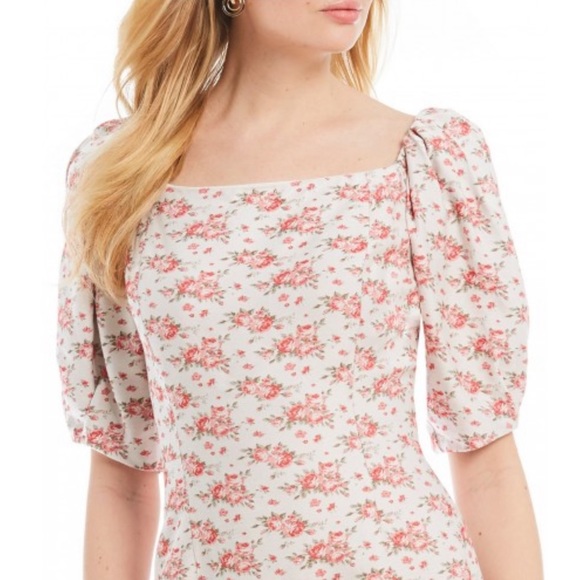 Antonio Melani Square Neck Nita Midi Dress - Picture 3 of 8